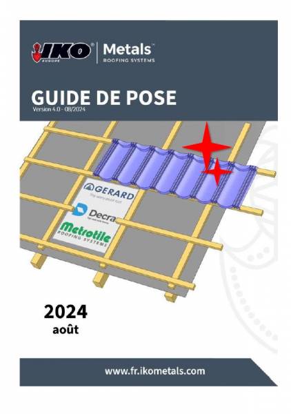 Guide de pose Tuiles IKO Metals FR version 4_0 08_2024